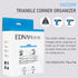 Shower Corner Caddy with Vacuum Suction Cups